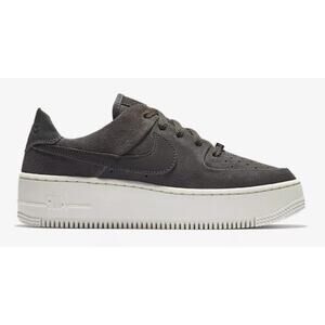 Nike Air Force 1 Platform Sneakers Sage Low Night Stadium Phantom Womens US 8.5